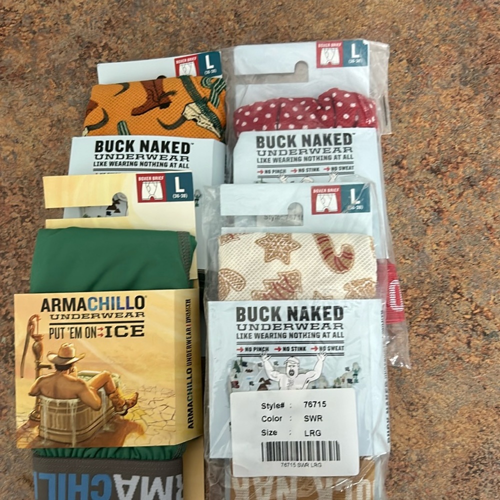 Brand new men's Duluth trading boxer briefs.  Large